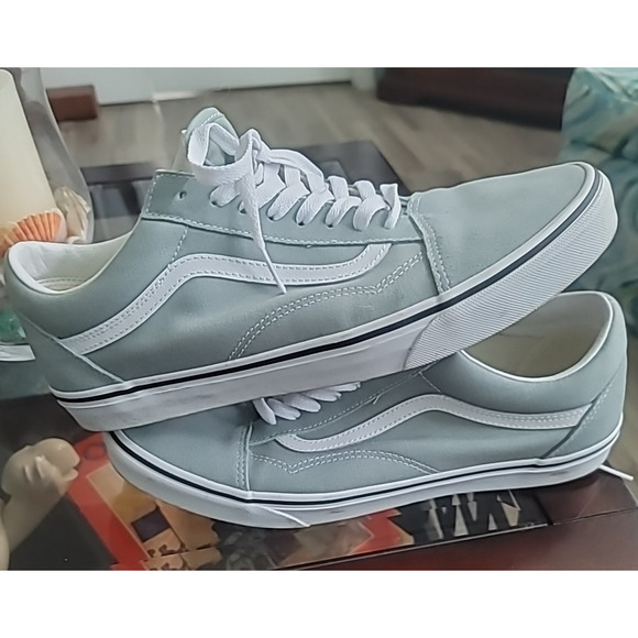 VANS Old Skool Color Theory - Iceberg Green M 11.5 W 13 Unisex Skate - Picture 10 of 15